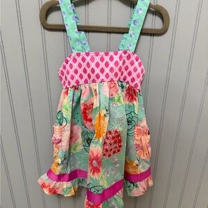 Matilda Jane Pink and Green Dress